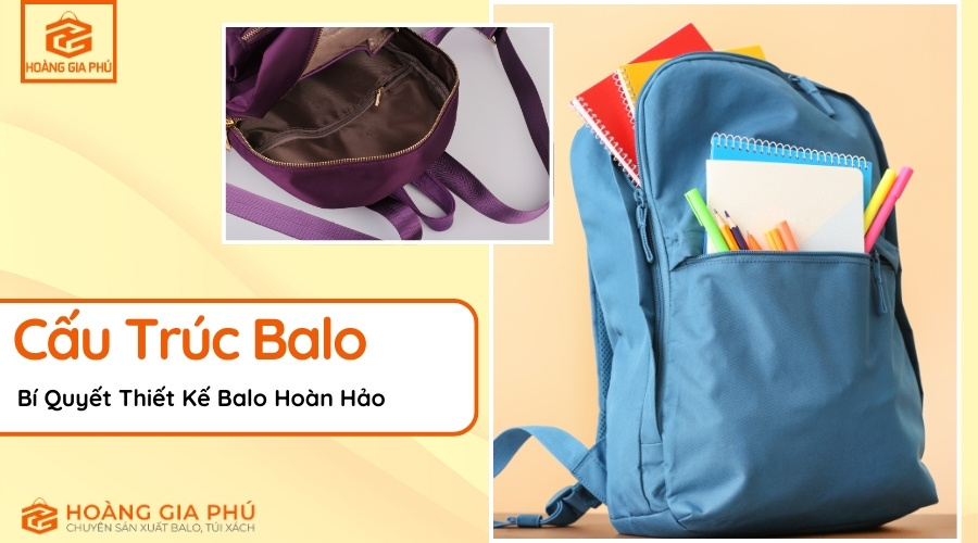Cấu Trúc Balo Bí Quyết Thiết Kế Balo Hoàn Hảo
