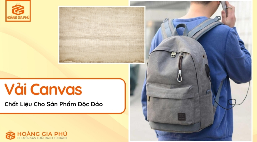 Vải Canvas Chất Liệu Cho Sản Phẩm Độc Đáo